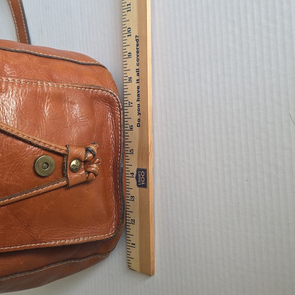 Patricia Nash Brown Leather Backpack Shoulder Bag - Picture 8 of 12